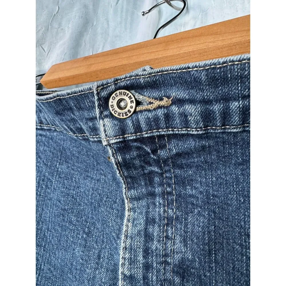 Dickies Carpenter Jeans Mens 44x32 Blue Denim Relaxed Fit Workwear